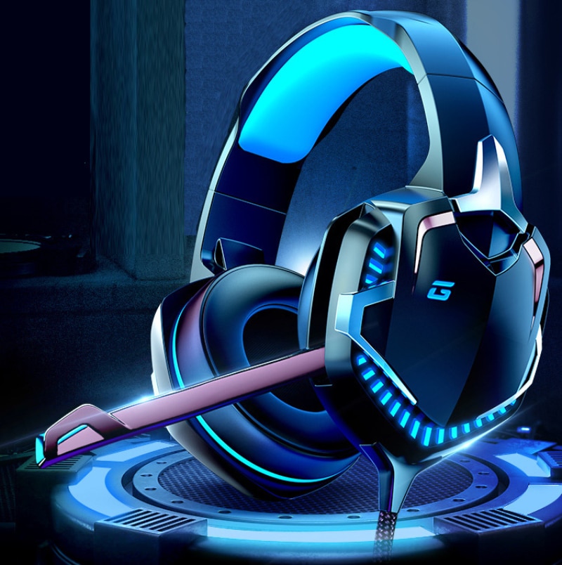 1pc Virtual 7.1 Surround Sound Headset Computer Game Wire-Controlled Headset USB Wired LED Luminous Headset Gaming Headset