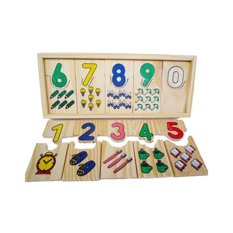 Børn matematik legetøj til børn træ tæller geometrisk form kognition tal matcher baby tidlig uddannelse undervisningsmidler