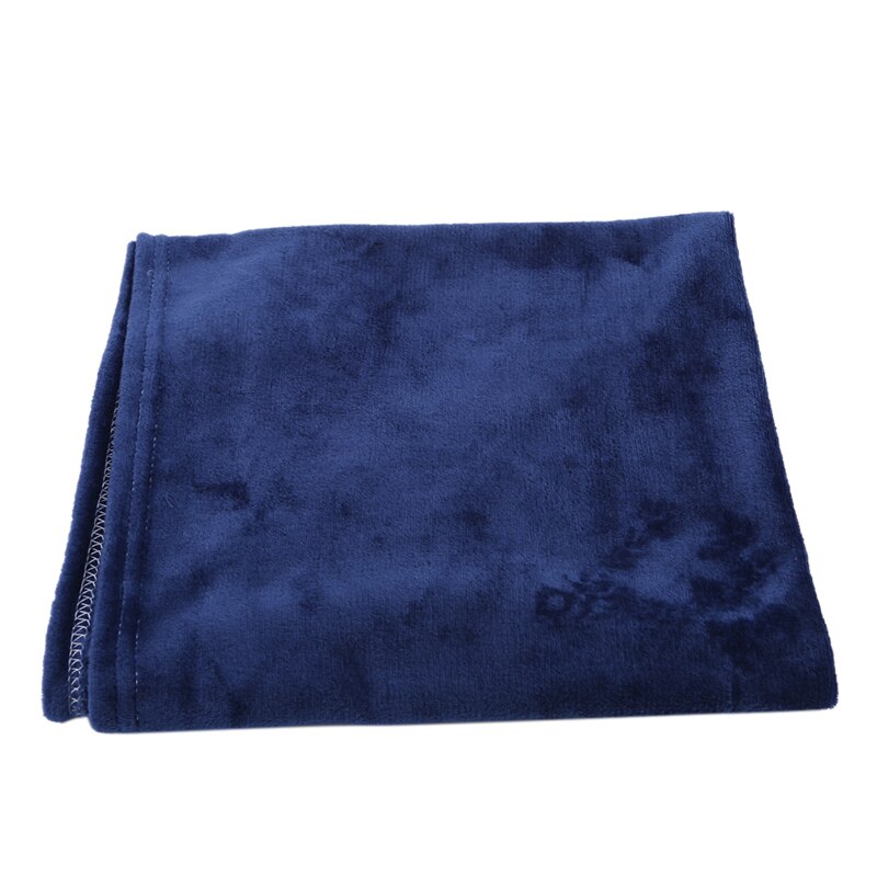 Born kid bomull bekväm filt vintermjuk håll värmen soffa/bebisfilt bebis pojke flicka badfilt flanell swaddle: Mörkblå