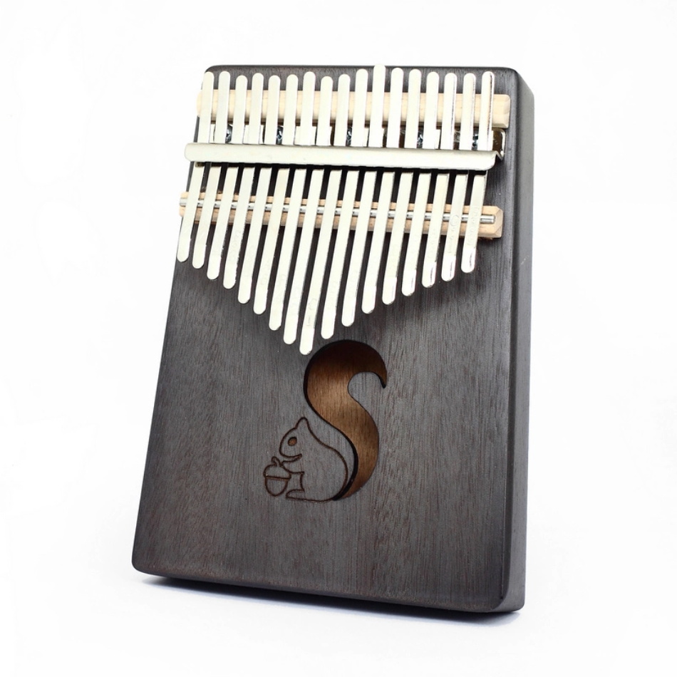 Soitin paras ja hinta mahonki runko puinen 17 näppäintä kalimba peukalo piano solid sormi piano for: Orava
