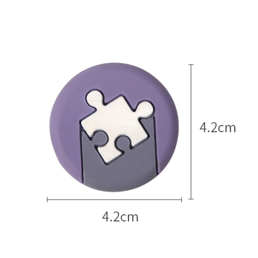 4pcs Door StopperWall Protector Door Handle Silicone Bumper Guard Stopper Self Adhesive Rubber Round Home Back Door Crash Pads