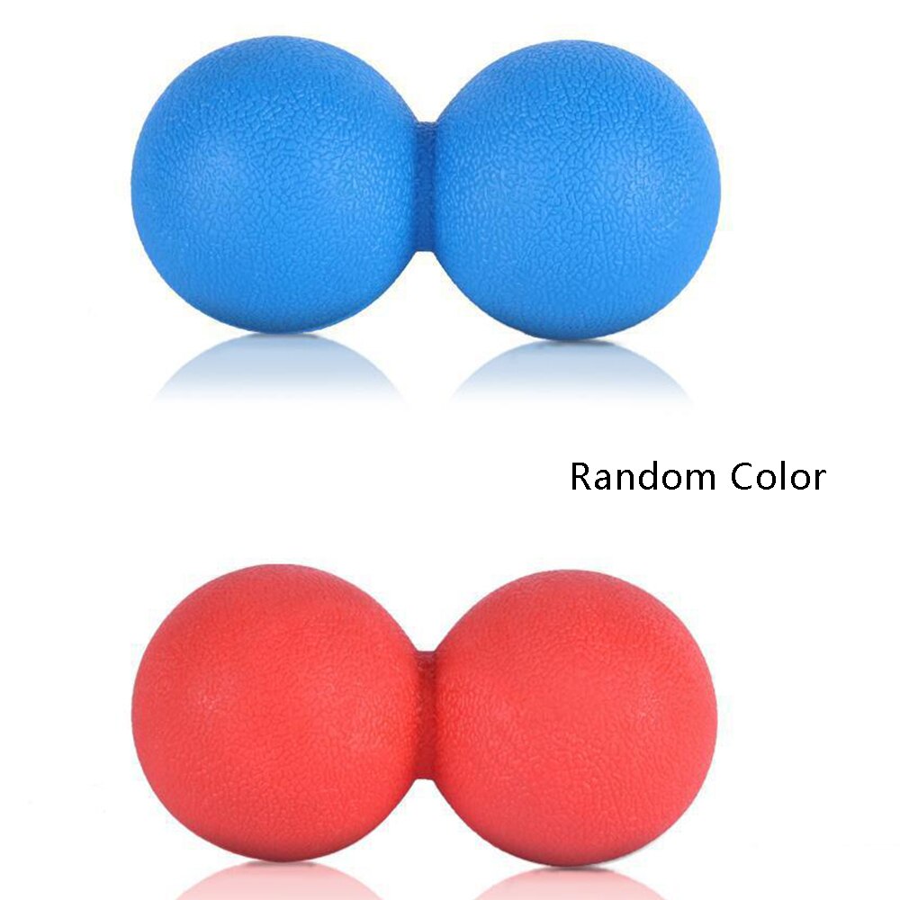 Peanut Massage Ball Double Lacrosse Mobility Ball for Physical Therapy 6.4cm