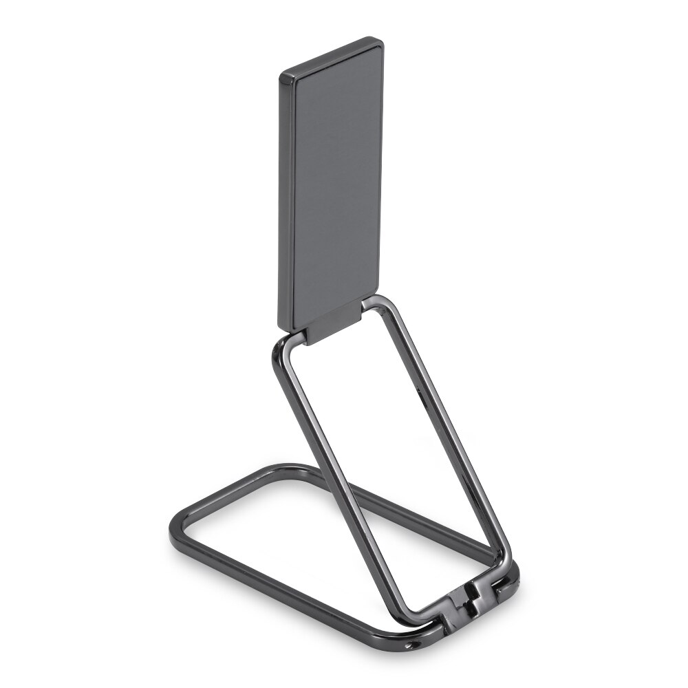 Soporte plegable para teléfono móvil con rotación de 360 grados, soporte de anillo ultrafino para teléfono, soporte de dedo de Metal para escritorio portátil multiángulo: Naranja