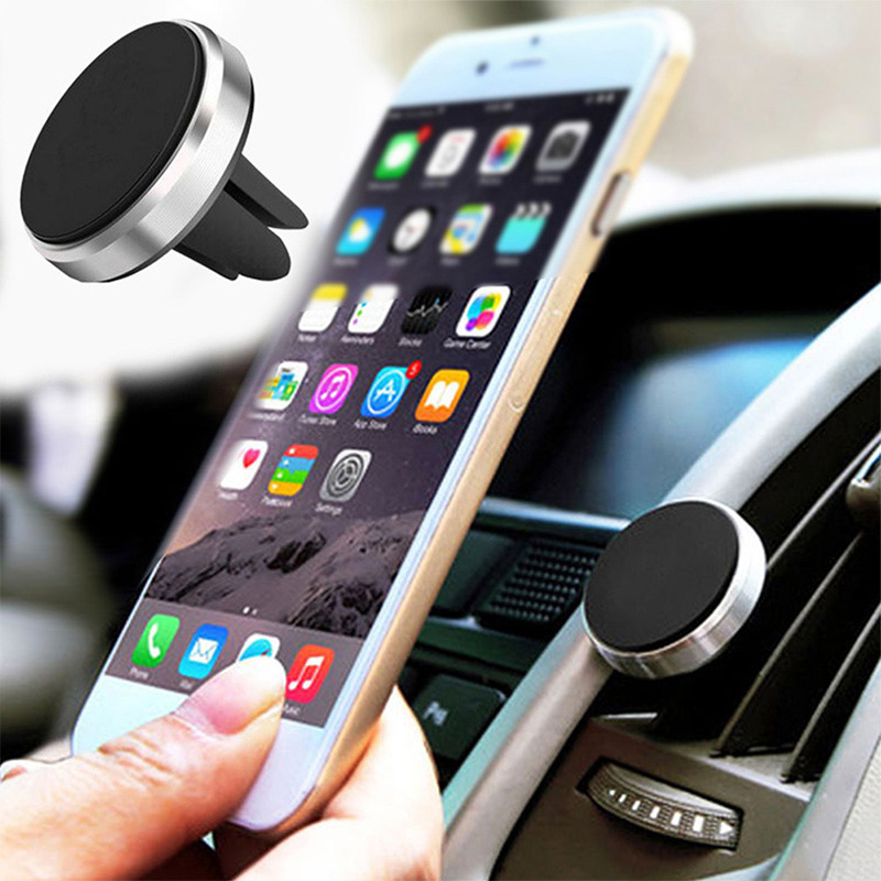 Magnetische Ronde Telefoon Houder In Auto Krachtige Magneet Adsorptie Stand Auto Magnetische Houder Voor Telefoon Voor Iphone 13 Pro Samsung