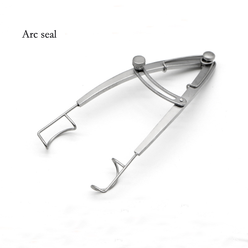 Eye lid Opener Eyelid Opener V-shaped steel Wire Adjustable Eye Medicine Double Eye lid Eye angle Opener: Yellow