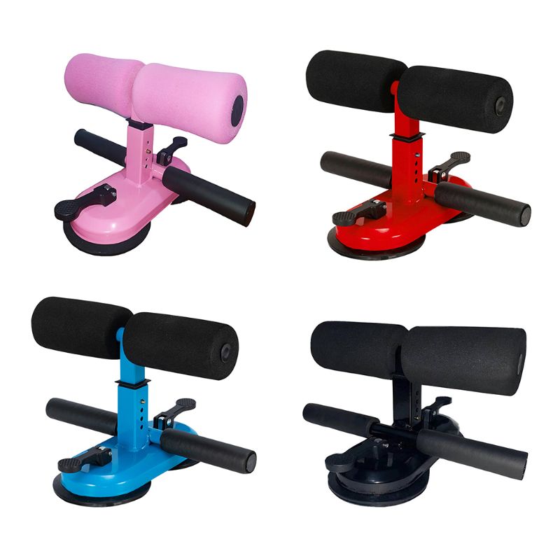 Sit Up Equipment Bar, Portable Adjustable Sit-up Situp Floor Bar Self-Suction D5BA