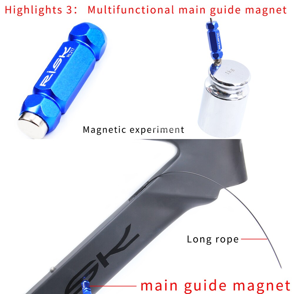 Bike Internal Cable Routing Tool Steel Bike Replaceable Wire Shifter For Mountain Road Bike Internal Cable Routing Tool Bicycle