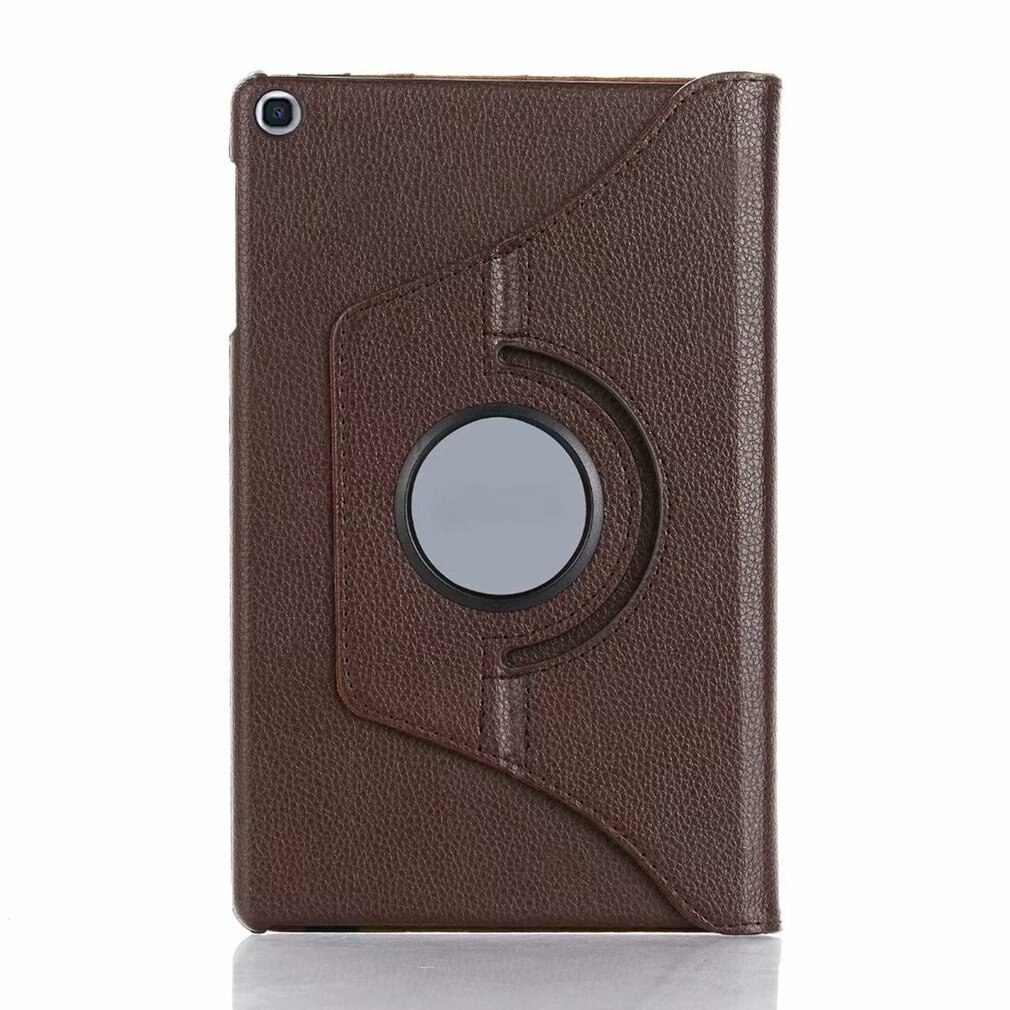 Coque for Samsung Galaxy Tab A 8.0 SM-T290 T295 T297 Case 360 Rotation Smart PU Case for Samsung Tab A 8.0 T290 Cover: Brown