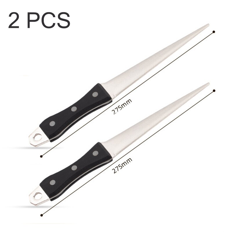 Diamond sharpening rod Tungsten steel carbon Knife kitchen Slaughterhouse butcher Ceramic Household honing steel knife sharpener: jiaoban2