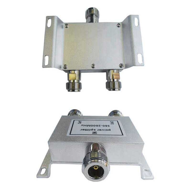 2 Way 380-2500MHz Antenna Power Divider Splitter for GSM CDMA 3G Signal Booster ,Connect to Antenna
