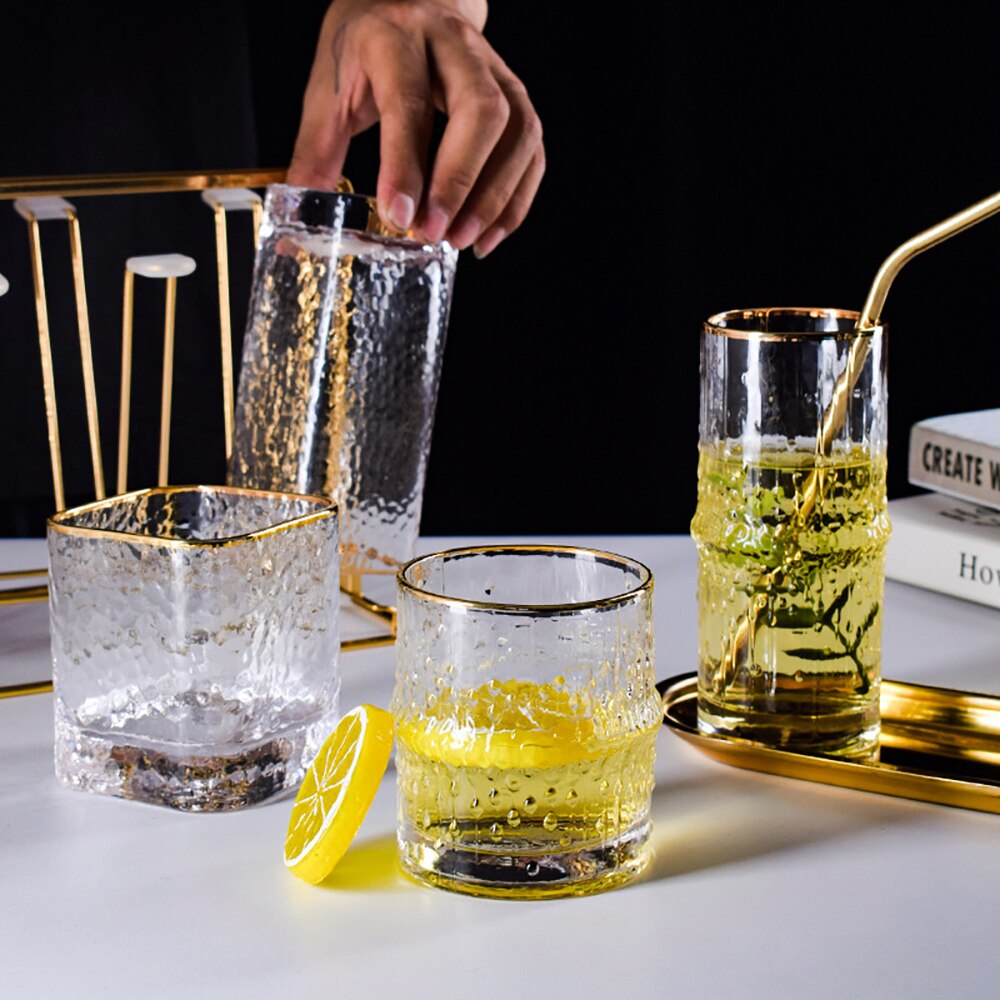 Firkantet phnom penh gammelt glas morgenmad kop miljøvenlig juice kop gennemsigtig te cocktail drik mælk kaffeglas