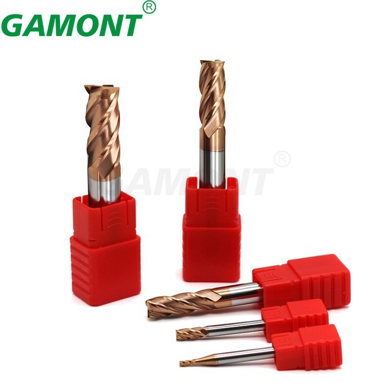GAMONT Milling Cutter Alloy Coating Tungsten Steel Tool Cnc Maching HRC55 Endmill Top Milling Cutter Milling Machine Tools 6.0mm