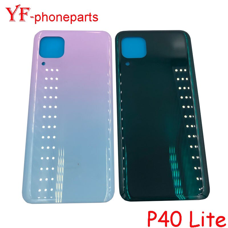 Voor Huawei P40 Lite Back Batterij Cover Rear Panel Deur Behuizing Geval Reparatie Onderdelen