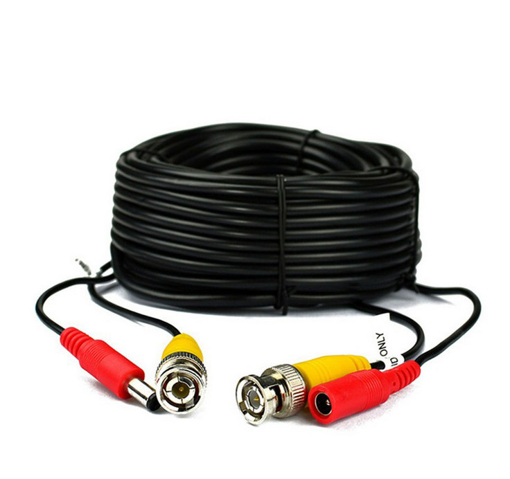 AHD Camera Cables 5M/10M/15M/20M/30M BNC Cable Output for DC Plug Cable for Analog AHD CCTV DVR