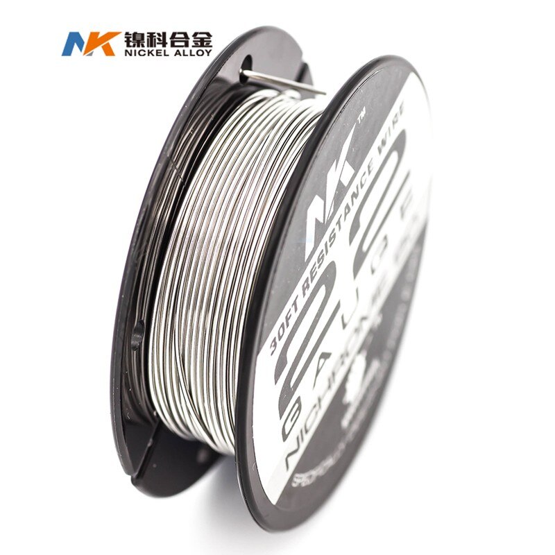 NK Ni80 Nichrome 80 20 Wire E-Cigarette 20g 22ga awg 24 26 27 28-32 gauge vape heating Wire For RDA RTA for DIY Prebuilt Coil: Ni80 22ga 30ft roll