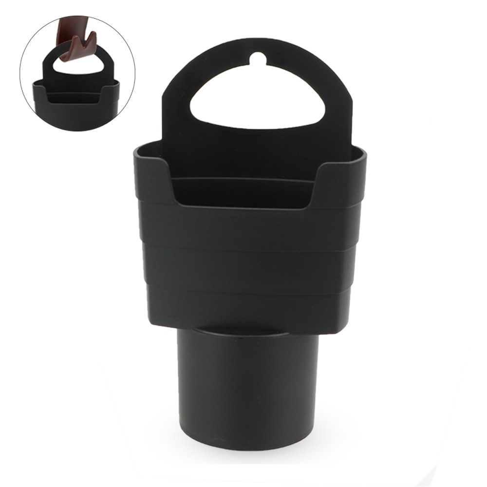 Soporte para vasos de comida LEEPEE, soporte para papas fritas para coche, caja de almacenamiento para aperitivos y patatas fritas, cubo para comida de grado PP, para viaje, para comer en el coche