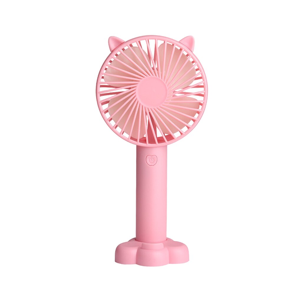 Mini Ventilator Draagbare Water Spray Mist Fan Elektrische Usb Oplaadbare Handheld Koeling Airconditioner Luchtbevochtiger Voor Outdoor: Pink