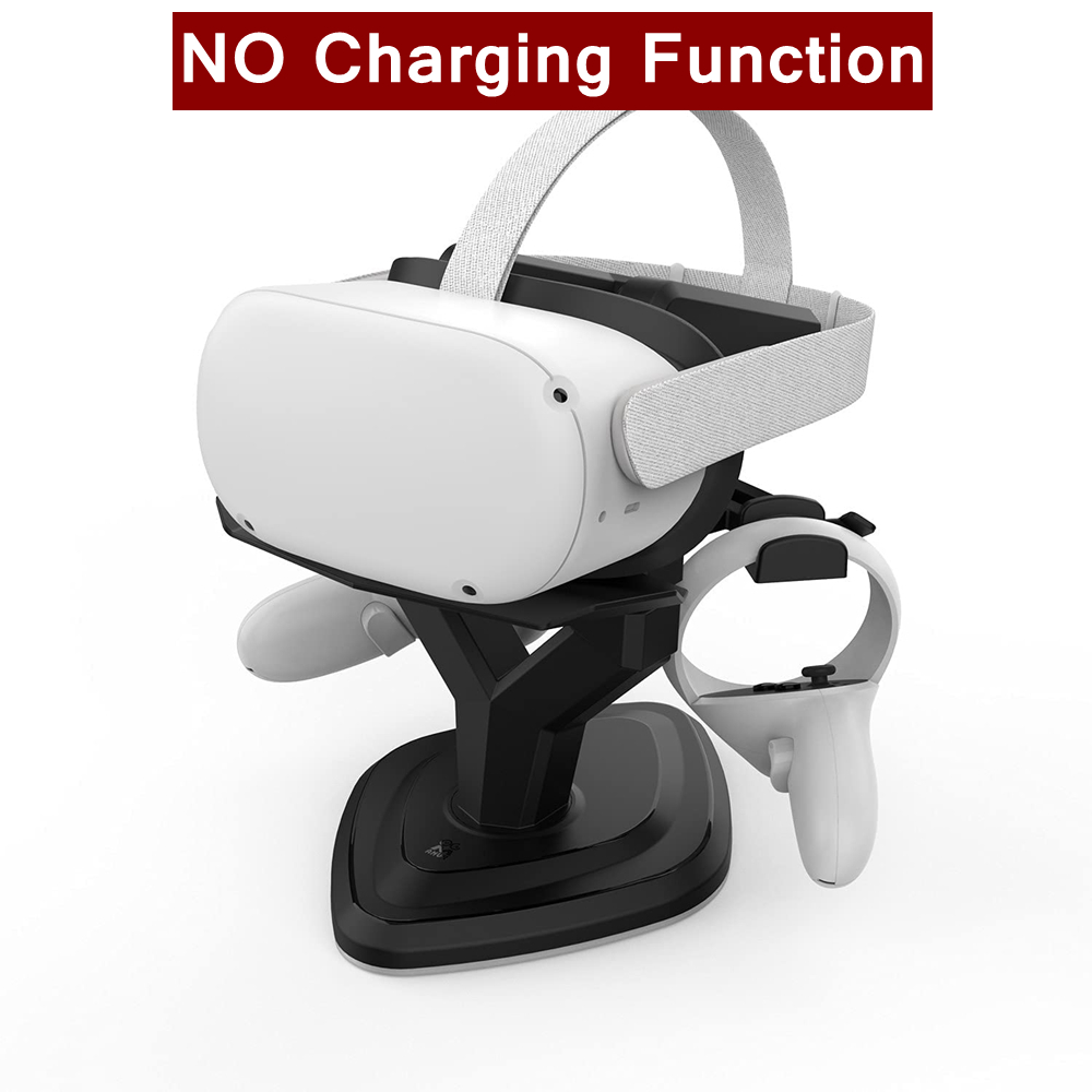 Voor Oculus Quest 2 Display Stand Vr Headset Opladen Dock Rgb Licht Opladen Base Voor Oculus Quest 2 Oculus Rift S Accessoires: No Charging