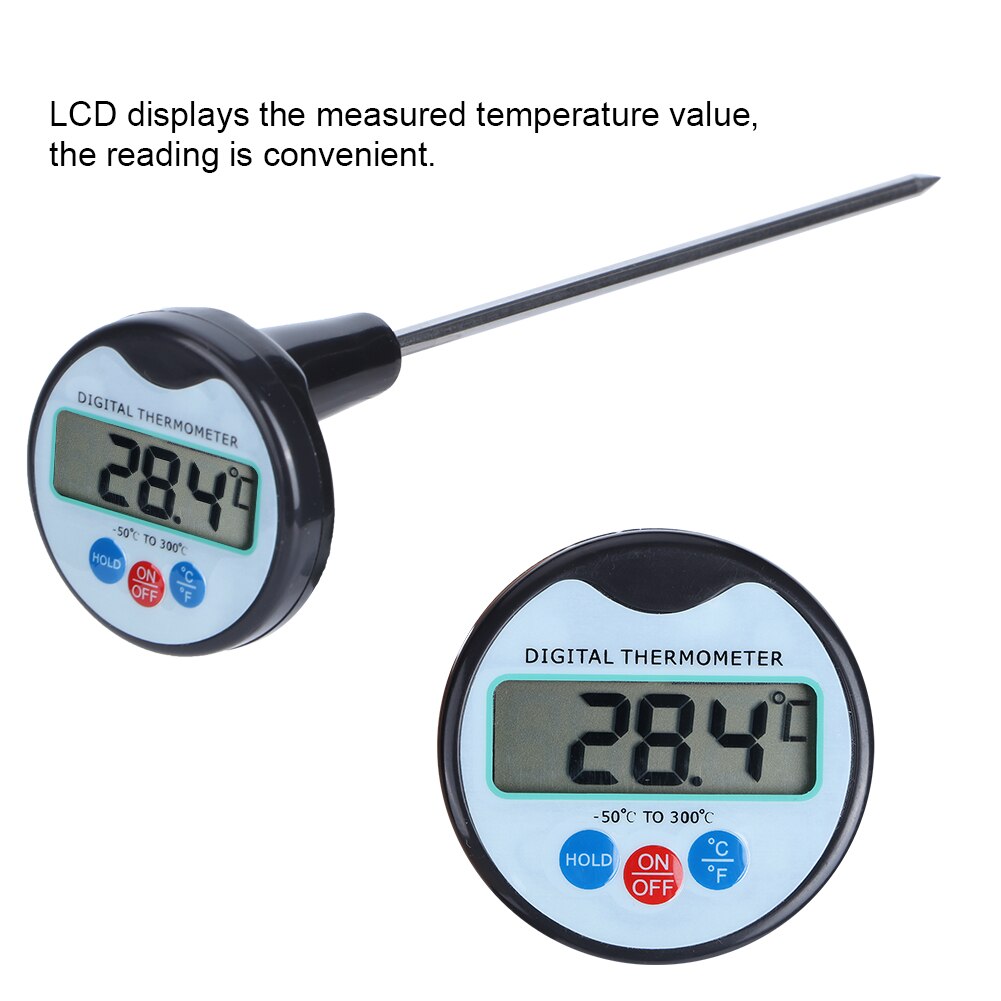 Microwave Portable Probe Digital Food Thermometer BBQ Temperature Meter for Home Kitchen Magnetron