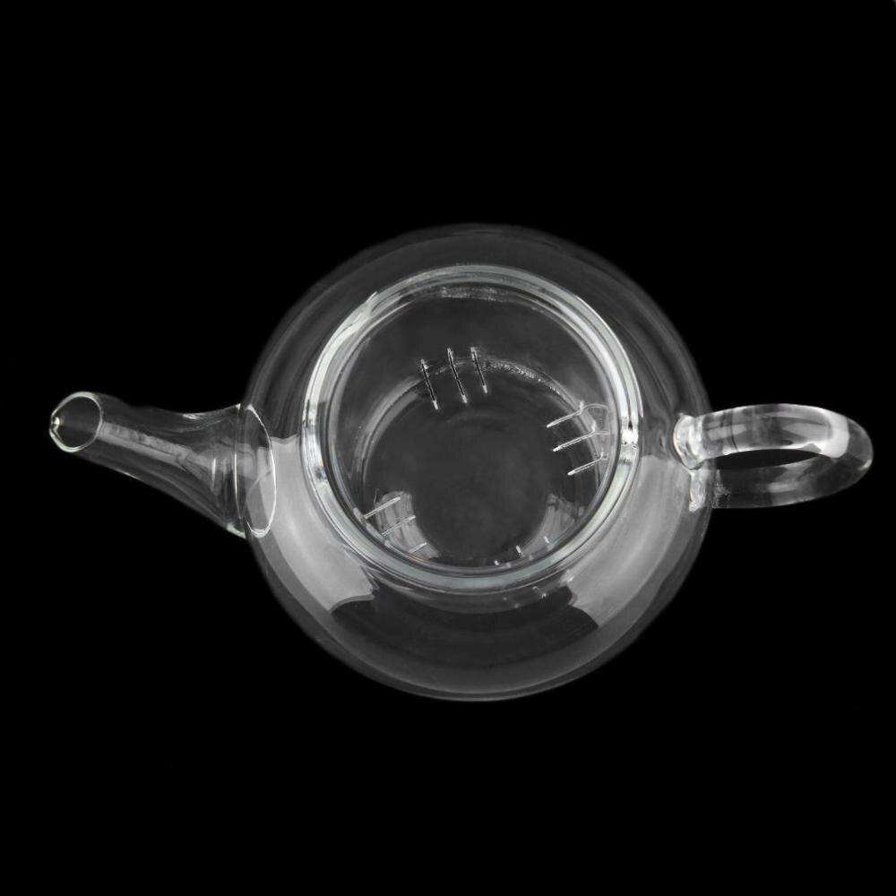 Glass Teapot 250ML Resistant Bottle Cup Infuser Infuser Tea Leaf Heat Home Shop Herbal Kitchen Transparent