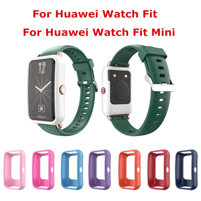 Miękki futerał ochronny do zegarka Huawei Fit Mini Smart Watchband ochraniacz ekranu do zegarka Huawei Fit odporny na wstrząsy futerał na zderzak