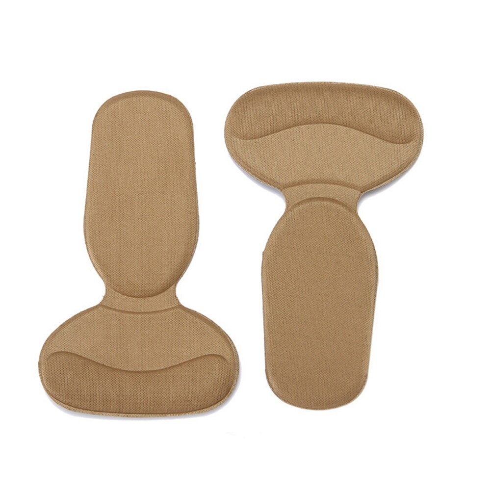 Semelles intérieures orthopédiques, 1 paire, coussinets antidérapants en Silicone, en forme de T, protection du talon du pied, doublure des chaussures, nouvelle , #734