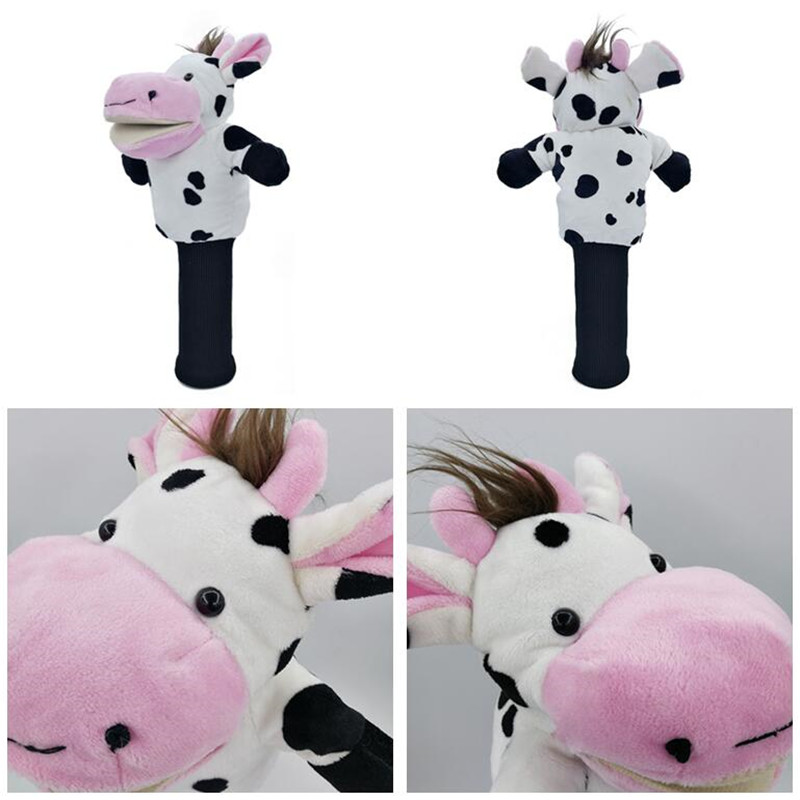 Capa de cabeça de golfe de todos os tipos de animais, capa de mascote de golfe com encaixe para madeira de bilhar, novidade, presente fofo, masculino e feminino