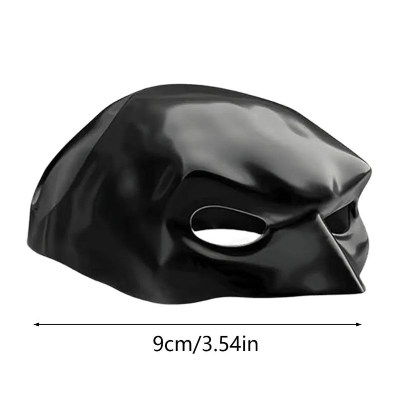 Black Cat Bat Cool Man Mask Avenger Cute Superhero Pet Hat Bat Matte Man Mask for Cat and Dog Halloween Cosplay: XL