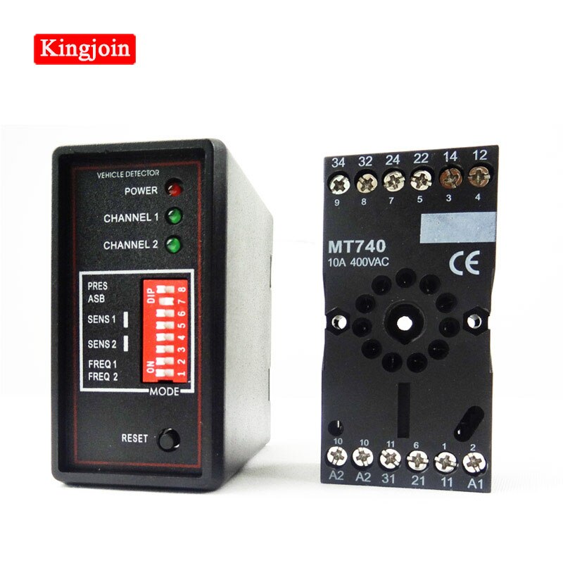 Car park barrier PD232 Double Channel Loop Detector For Car Parking System/ automatic Gate Loop Detector/METALLIC MASS DETECTORS