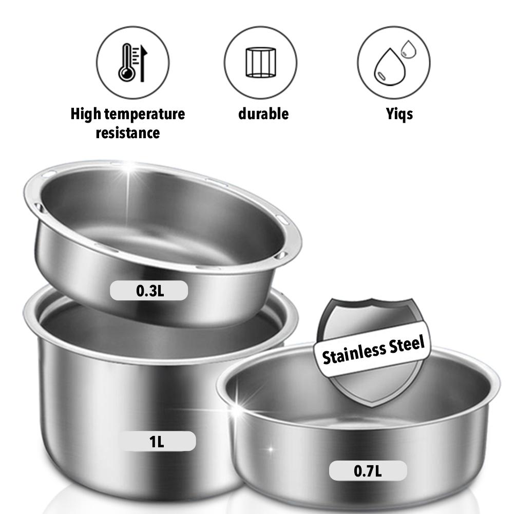 Portable Electric Heating Lunch Box Stainless Steel Food Container Thermos Office Lunch Box Food Steamer 220V Mini Rice Cooker