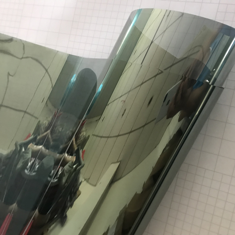 50 cmx 300cm värmereducerande fönsterfilm solfärgad reflekterande envägsspegel solskyddsglasklistermärke