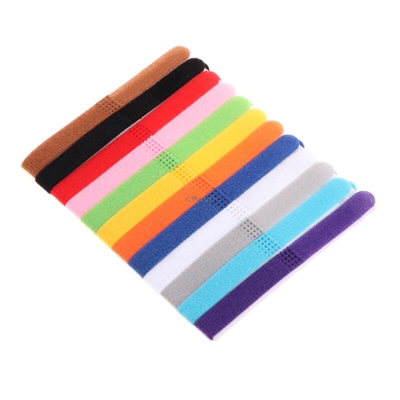 12Pcs/Set Pet Collars Different Colors Soft Identification Mark For Cats Dogs Puppies Kitty Kitten Collars Leads G03