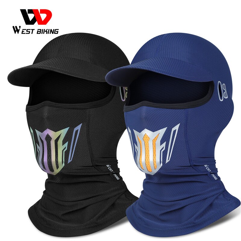 zachód jazda na rowerze letnie czapki rowerowe anty-UV pyłoszczelna pełna twarz pokrywa MTB kask motocyklowy kapelusz wędkarstwo wioślarz sportowy kominiarka