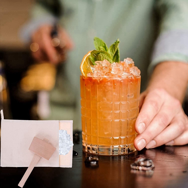 Lewis Ijs Zak, Ijs Zak Katoenen Doek Ijs Zak Herbruikbare Professionele Barman Kit Ice Crushe Voor Gemalen Ijs Gedroogde