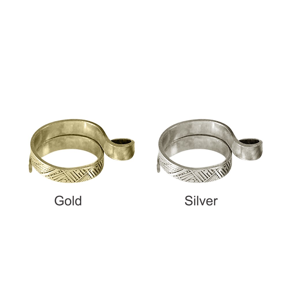 Braided Yarn Guide Retro Finger Holder Craft Sewing Portable Crochet Ring Adjustable Knitting Loop Accessories DIY Decoration