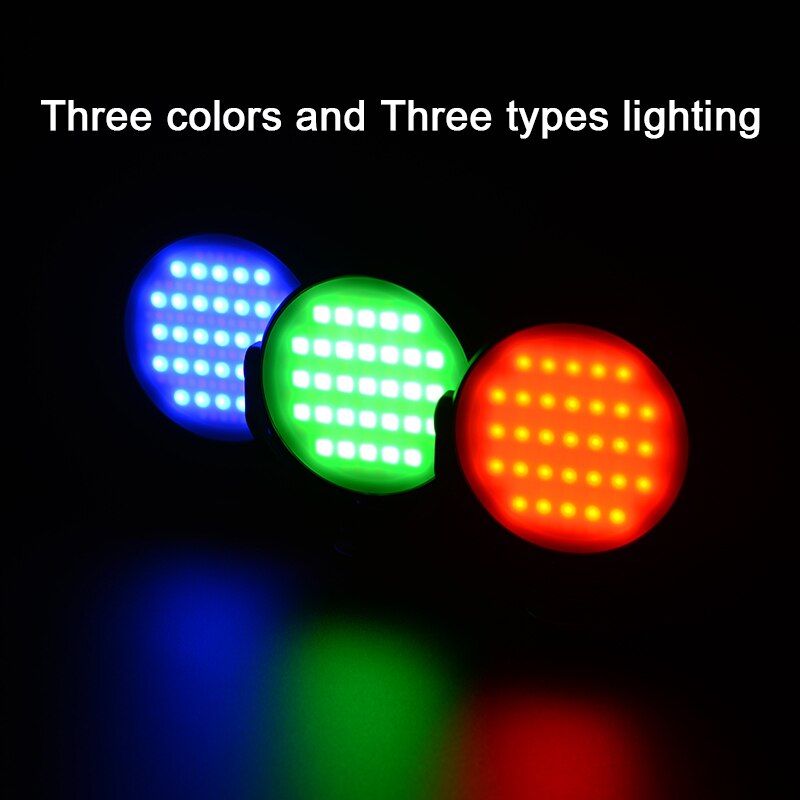 FOTOBETTER Regolabile HA CONDOTTO LA Luce Video Rotondo RGB Full Color Luce di Riempimento Fotografia di Illuminazione con Estendere Braccio Magico