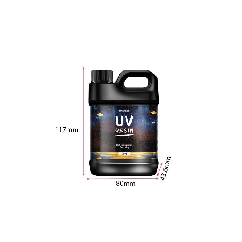 Cola de resina uv fina, 500/1000ml, cura ultravioleta, cura solar, alta dureza, cola epóxi uv transparente para fazer jóias, decoração artesanal diy: Vermelho