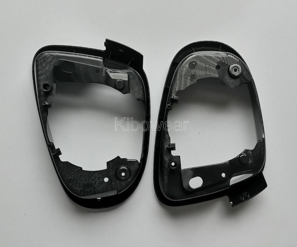 Cadre de rétroviseur latéral en carbone pour VW Golf 6 MK6 GTI R20 gtd, garniture de remplacement de boîtier d&#39;aile