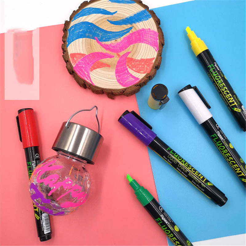 Evidenziatore a portato Pennarelli 8 opzioni di colori Pennarello per api regina Pennino smussato per api Pennelli per marcatura Forniture per apicoltura