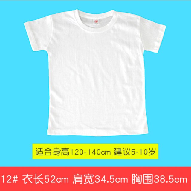 Camiseta de manga corta de algodón blanco para niños, pintura de grafiti, tie-dye, pintada a mano, guardería: Blank graffiti