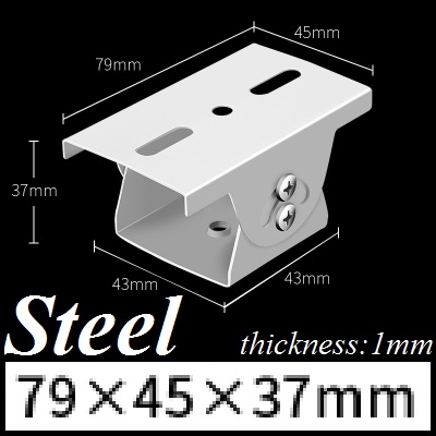 Cardan Joint, Steel and Stainless Steel, PT Joint, Aluminum Alloy Universal Joint CCTV Camera Mounting Bracket 360 Degree Adjust: PURPLE