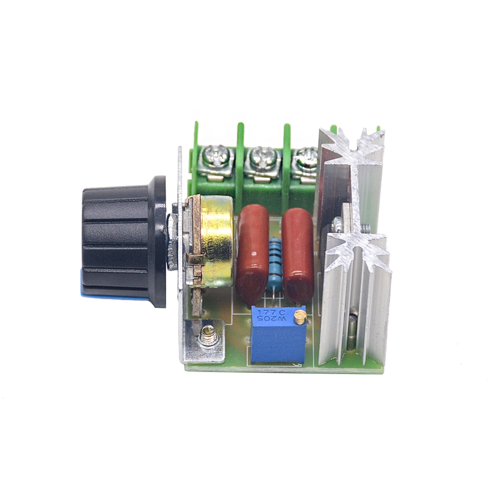 AC 220V 2000W SCR Voltage Regulator Dimmen Dimmers Motor Speed Controller Thermostaat Elektronische Voltage Regulator Module