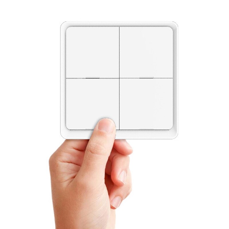 Wireless 4 Gang Scene Switch Push Button Controller Battery Powered Automation Smart Home Switch Panel Home Improvement Electric