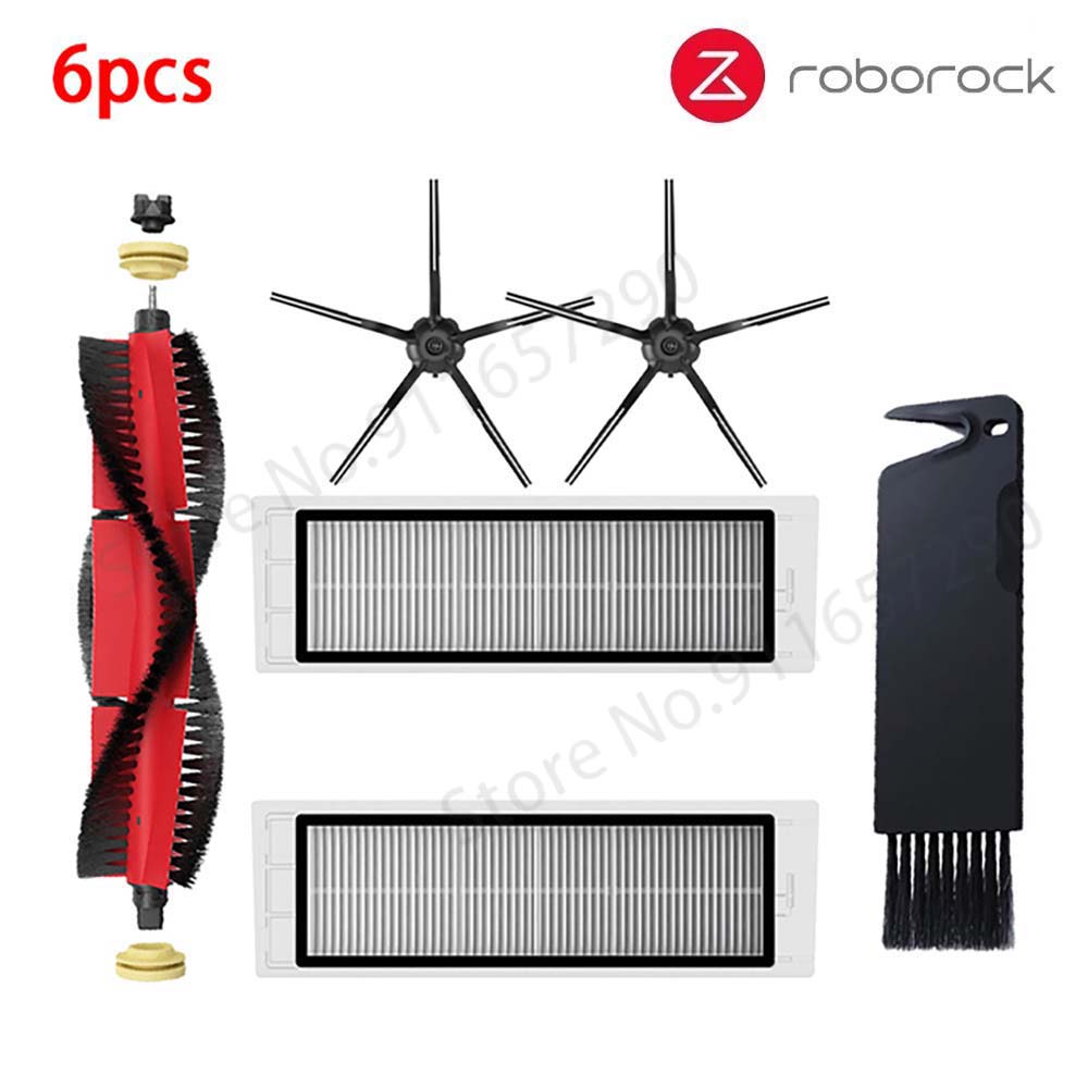 Nuovo Roborock S50 S5 Max S6 MaxV Parti Lavabile Mocio Panno Filtro HEPA Spazzola Laterale/Principale robot Aspirapolvere Accessori: MULTI