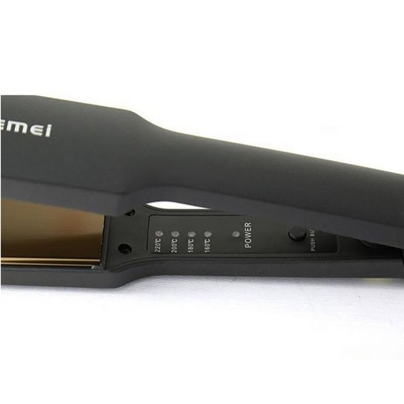 Kemei Hair Straightener Styling Tools Hair Curling Boards Curling Flat Straightening