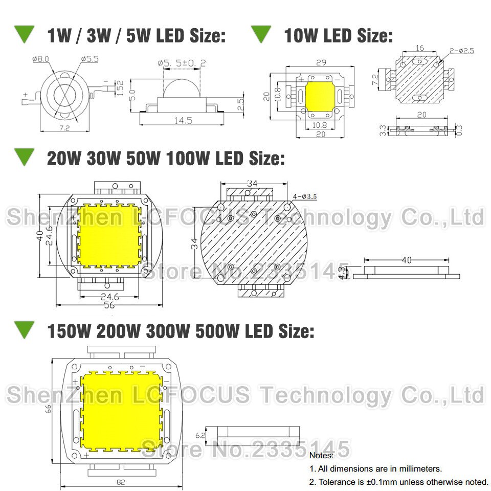 High Power LED Chip 50 W Groene 520-525nm Diode COB Voor DIY 50 100 150 200 300 W Watt Outdoor Landschap verlichting