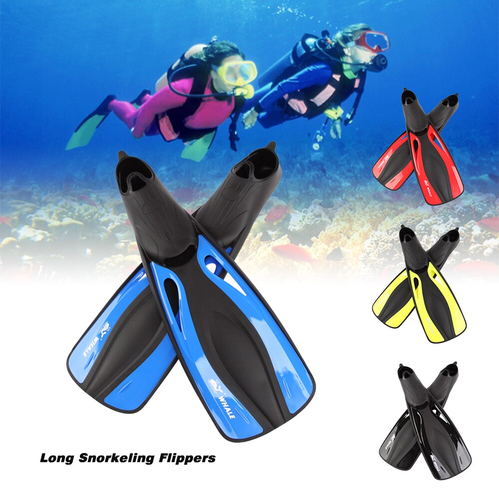 Beroep duikvinnen flippers walvis volwassen flexibel comfort zwemvinnen dompelbaar zwemmen snorkelen voet watersport