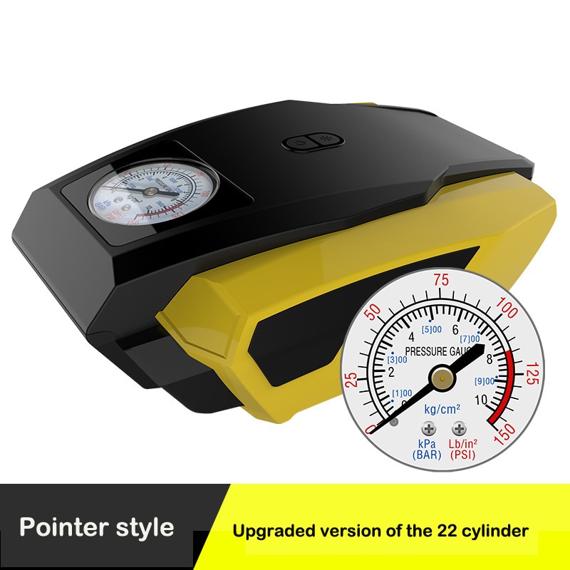 Digital  dc12v ac 220v bil luftkompressor bil däck boll fotboll inflator luftkompressor bärbar mini luftkompressor