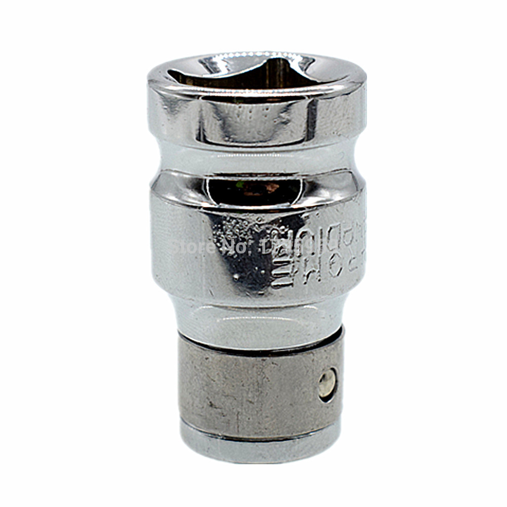 1/2" Square Drive to 8mm Hex Shank Quick Release Impact Socket Adapter Screwdriver Bit Holder Conversion Tool Adaptor Converter