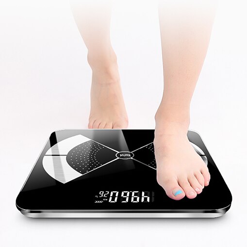 Balanza doméstica recargable Naclud, medidor de peso preciso del cuerpo humano, pequeña balanza electrónica inteligente